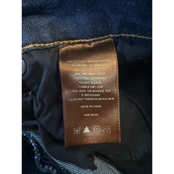 Kut from the Kloth Connie Ankle Skinny Jeans Womens Size 4 Blue Denim Distressed - Picture 6 of 7